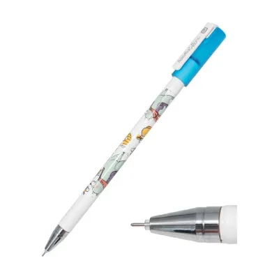 Гелевая ручка Flexoffice bear синяя, 4 шт FO-GEL018B BLUE/4B