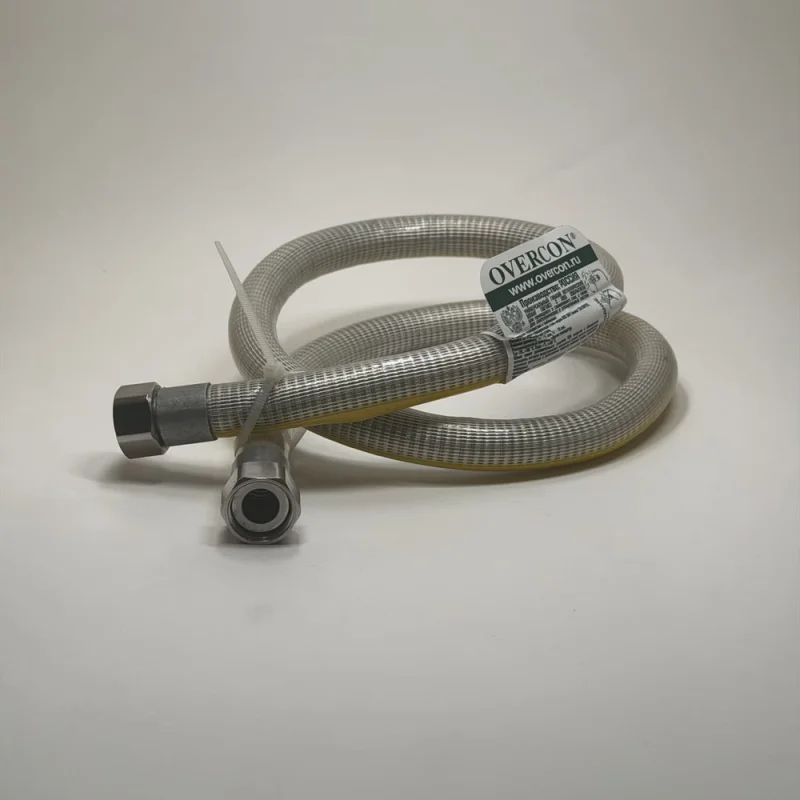 Шланг сильфонный OVERCON 3,50м 3/4 Г-Г с ПВХ (ШГМС) унив. 4610043812711