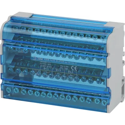 Шины на DIN-рейку ЭРА NO-224-17 в корпусе ШНК 4х15 3L+PEN Б0043935