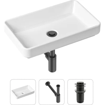 Накладная раковина для ванной Lavinia Boho Bathroom Sink Slim в комплекте 3 в 1 21520115