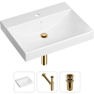 Врезная раковина для ванной Lavinia Boho Bathroom Sink в комплекте 3 в 1 21520580