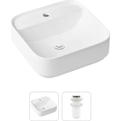 Накладная раковина для ванной Lavinia Boho Bathroom Sink Slim в комплекте 2 в 1 21520846