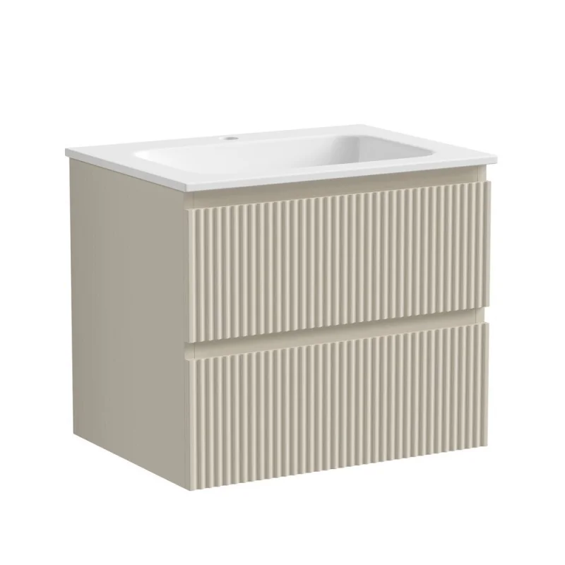 Тумба под раковину Sancos Snob R 60 см подвесная beige soft (SNR60CE)