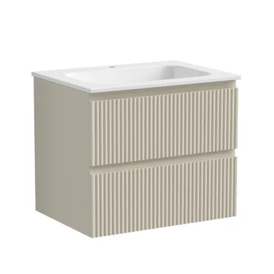 Тумба под раковину Sancos Snob R 60 см подвесная beige soft (SNR60CE)