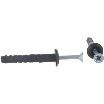 Дюбель-гвоздь INTERFIX 6 К40, грибовидный борт, быстрый монтаж ПП. 2500 шт 24621