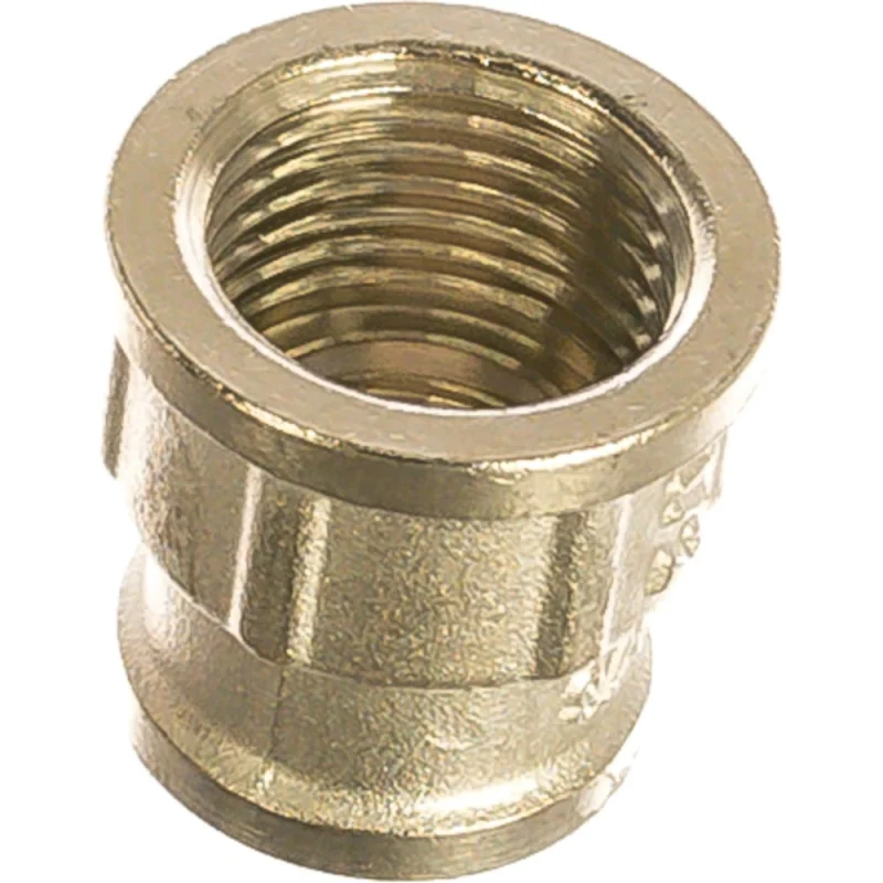 Латунная муфта PRO AQUA PA ВР резьбовая переходная 1/2 x 3/8 01-f15-f10x