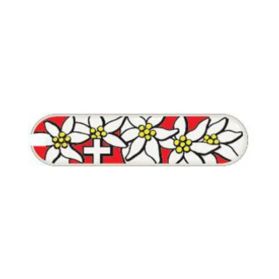 Универсальная накладка для ножей Victorinox 65 мм, пластиковая, дизайн Edelweiss C.6484.4.10