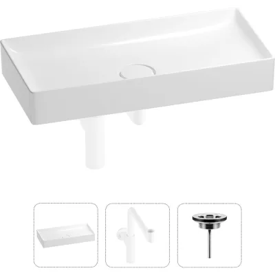 Раковина для ванной Wellsee Pure BY в наборе 3в1 201001275