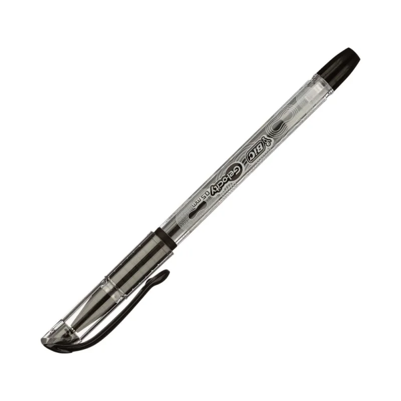 Ручка гелевая BIC неавтоматическая Gelocity Stic резиновая манжетка черная 1170771