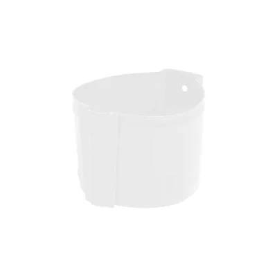 Круглый держатель трубы NIKA RAL 9003 белый, кирпич В0000019246