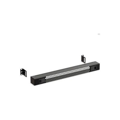 Защитный экран SYSMATRIX 1U, перфорированный 19 дюймов, черный RAL 9004 PS 0100.9000