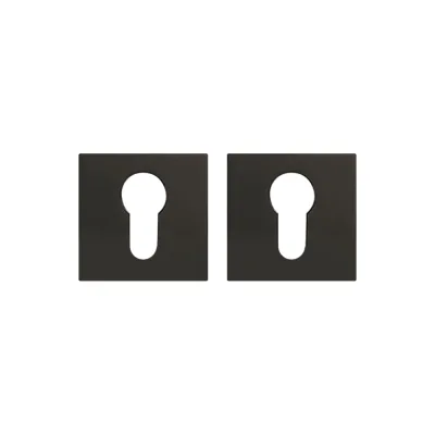 Накладка на цилиндр Trodos aye11, квадрат 03, черный никель 204911