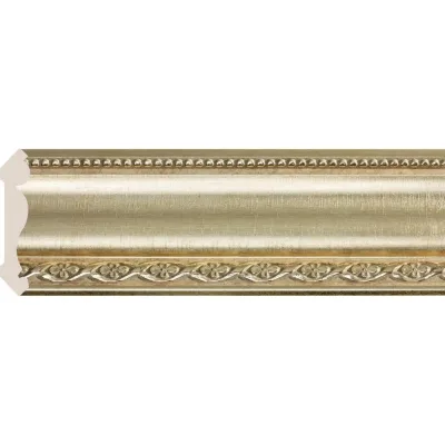 Карниз Cosca Decor 146-933 интерьерный багет, 89 мм, матовое золотом СПБ016575
