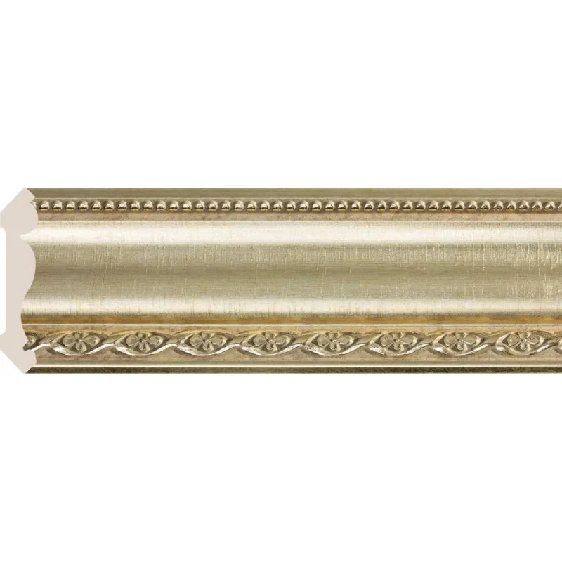 Карниз Cosca Decor 146-933 интерьерный багет, 89 мм, матовое золотом СПБ016575