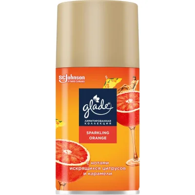 Сменный баллон GLADE Automatic LTO Sparkling Orange, 269мл 865273