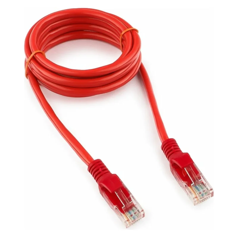 ΠΠ°ΡΡ-ΠΊΠΎΡΠ΄ Cablexpert UTP ΠΊΠ°Ρ.5e, 1.5ΠΌ, Π»ΠΈΡΠΎΠΉ, ΠΌΠ½ΠΎΠ³ΠΎΠΆΠΈΠ»ΡΠ½ΡΠΉ ΠΊΡΠ°ΡΠ½ΡΠΉ PP12-1.5M/R