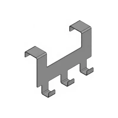 Крючки на дверь Parallax белый 170х45х105-1,5 512WN045105170-DVE