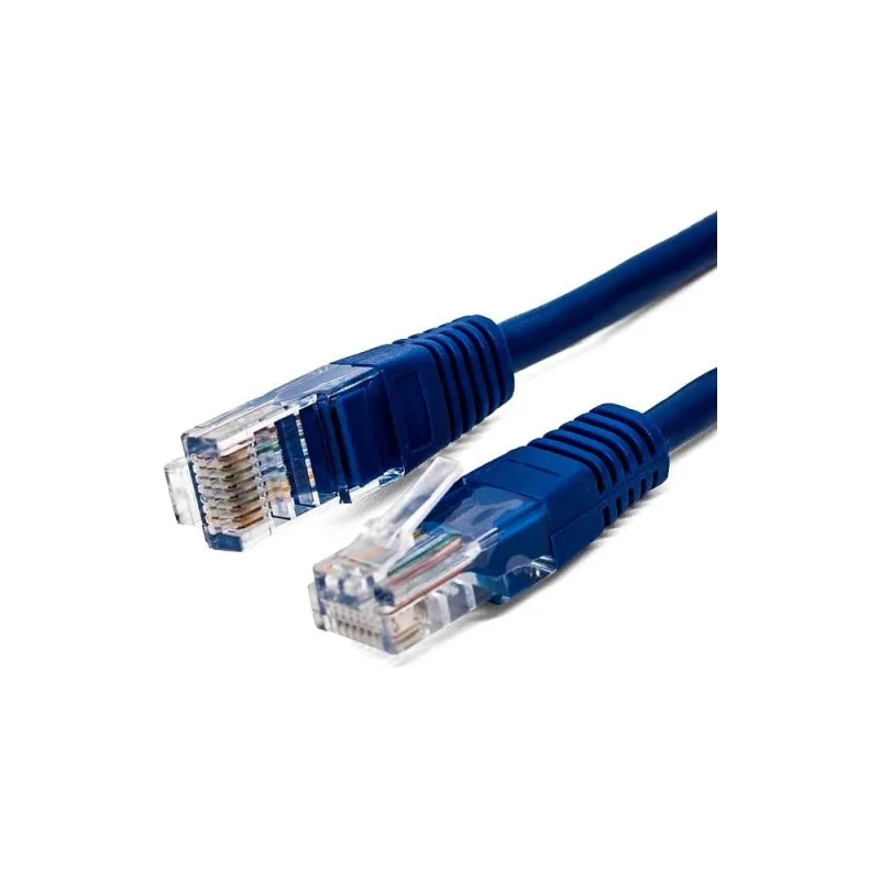 Кабель патч-корд U/UTP 6 кат. 2м FL-U6-2M-BL 26AWG(7x0.16 мм), омедненный алюминий (CCA), PVC, синий Filum 00-00873017