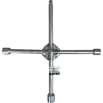 Баллонный ключ Nord-Yada 17x19x21 мм, 1/2", крест, усиленный, длина 380 мм 908446