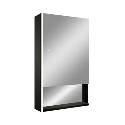 Зеркало - шкаф Reflection Box black led 600x800 RF2421BL