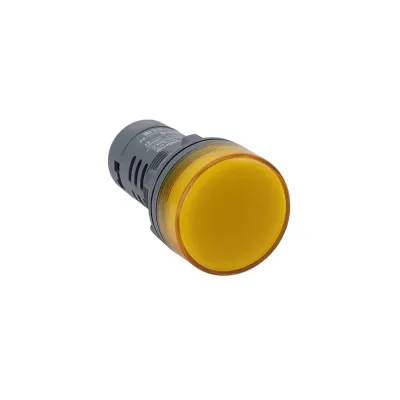 Сигнальная лампа моноблочная Systeme Electric SB7 22мм желтая LED 110В AC/DC SB7EV08GP