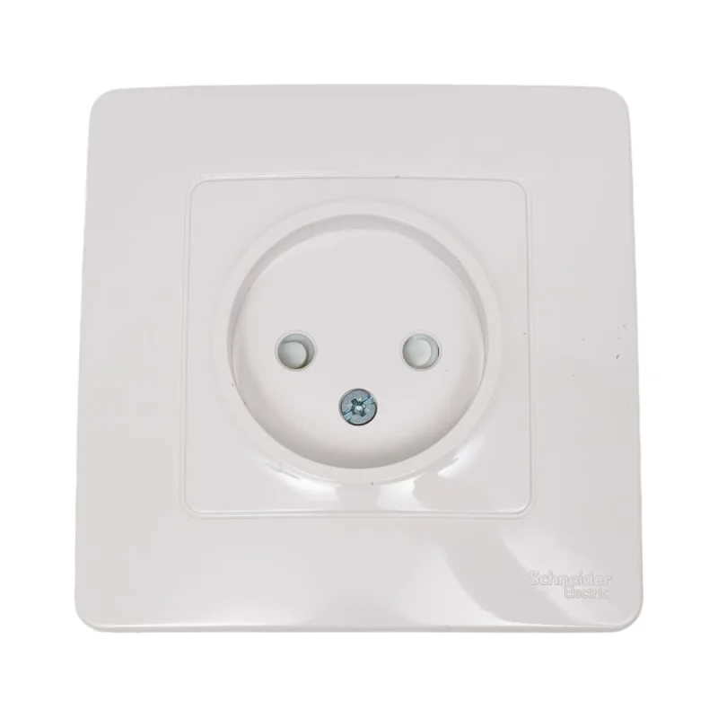 Розетка Systeme Electric Blanca внутр Бел б/з со шторками, 16А, 250В SE BLNRS000111