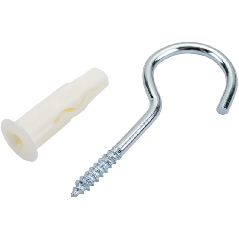 Крюк-шуруп ЕВРОПАРТНЕР Zn d4,1хL60 в компл. c дюбелем MULTI 8x32 4шт. MP 312 17