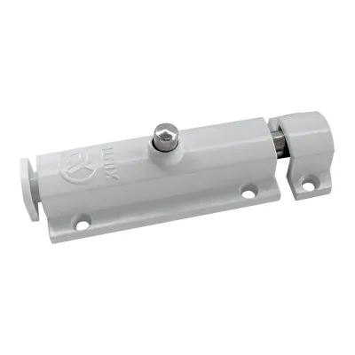 Шпингалет с кнопкой Marlok 01.04.03 (808С) 80 мм WW, белый 002757