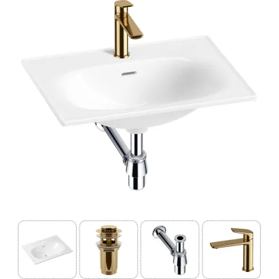 Врезная раковина для ванной Lavinia Boho комнаты Bathroom Sink в наборе 4 в 1 20217617R