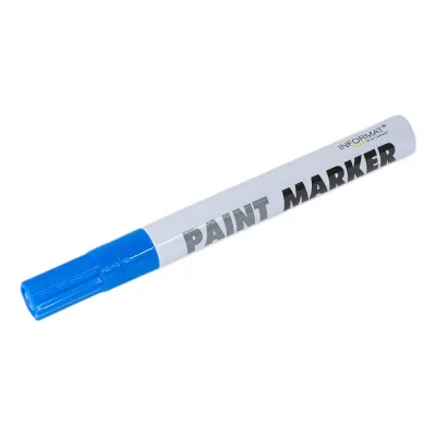 Маркер-краска INFORMAT PAINT PROFESSIONAL 4 мм синий круглый нитро-основа KRR04Bl*