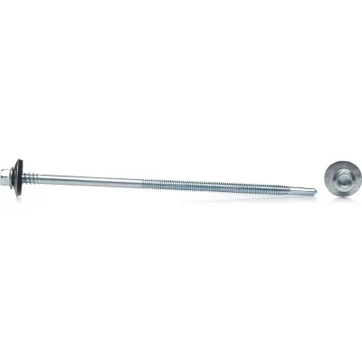 Саморез для крепления сэндвич-панелей INTERFIX SSP 6,3x160, цинк ( 100 шт) 2803