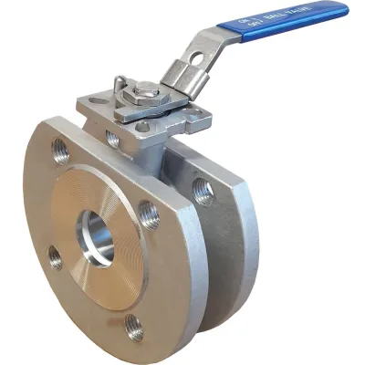 Межфланцевый шаровый кран TITAN LOCK нерж 304, DN20 TL020BVFS