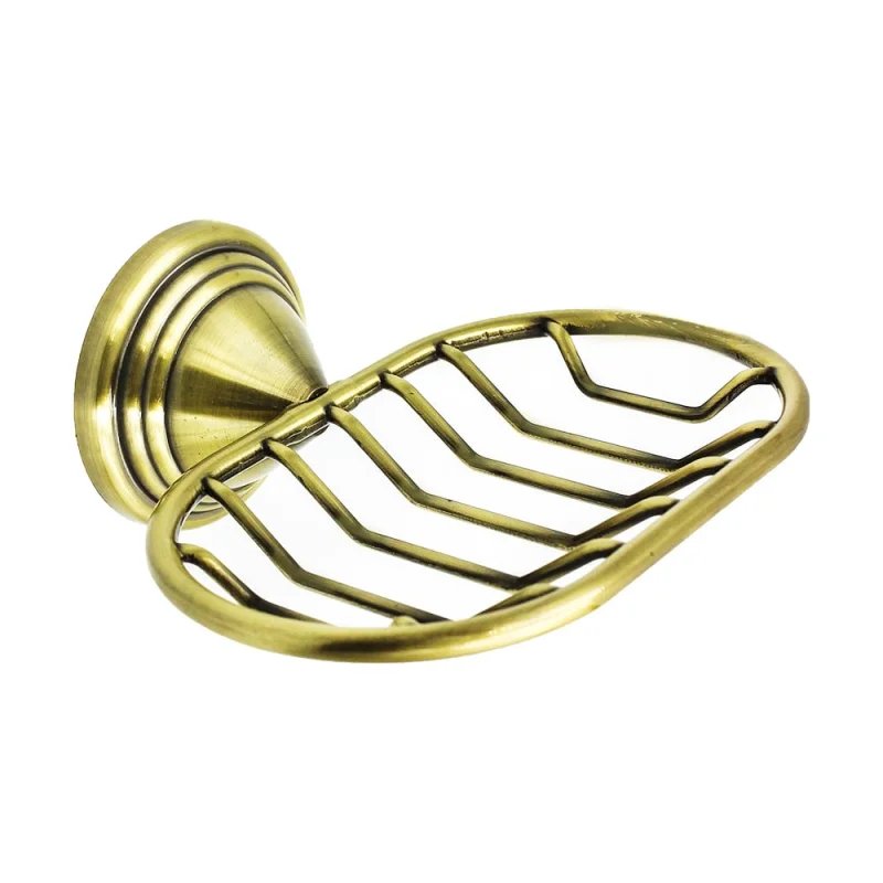 Мыльница-решетка Bath Plus BRONX gold BXG-65709