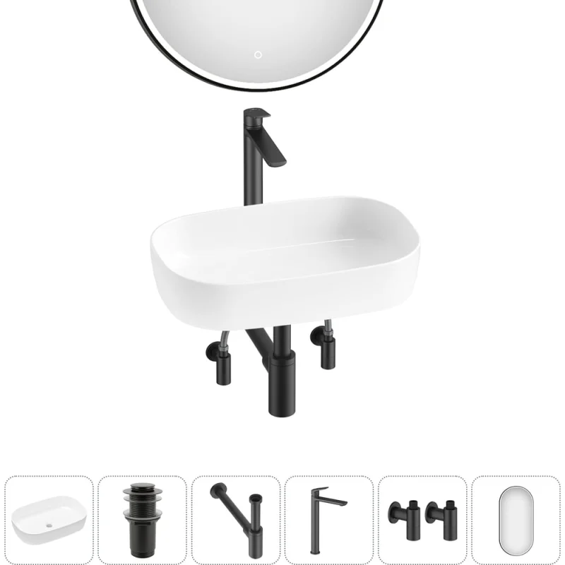 Накладная раковина для ванной Lavinia Boho комнаты Bathroom Sink в наборе 6 в 1 20217516R