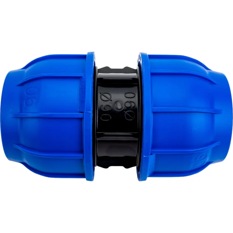 Компрессионная муфта TEBO ПНД соединительная 90x90 T-ПНД.М.0.90-90.CN