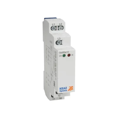 Реле контроля фаз КЭАЗ OptiRel D PHS-3-1M-03-PP-1 чередования обрыва фаз 3Ф 1СО 331988