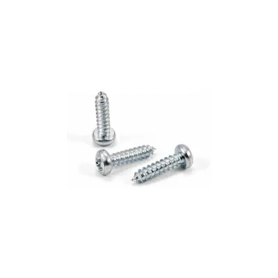 Саморез Квадра DIN 7981 4.2x9.5 цинк, кор. 100 шт., полусфера, шлиц PH2, острый 814295007100
