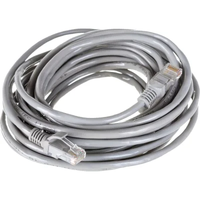 Патч-корд ExeGate UTP-RJ45-RJ45-5e-7,5M-GY, UTP, cat.5e, 7,5м, серый 190990