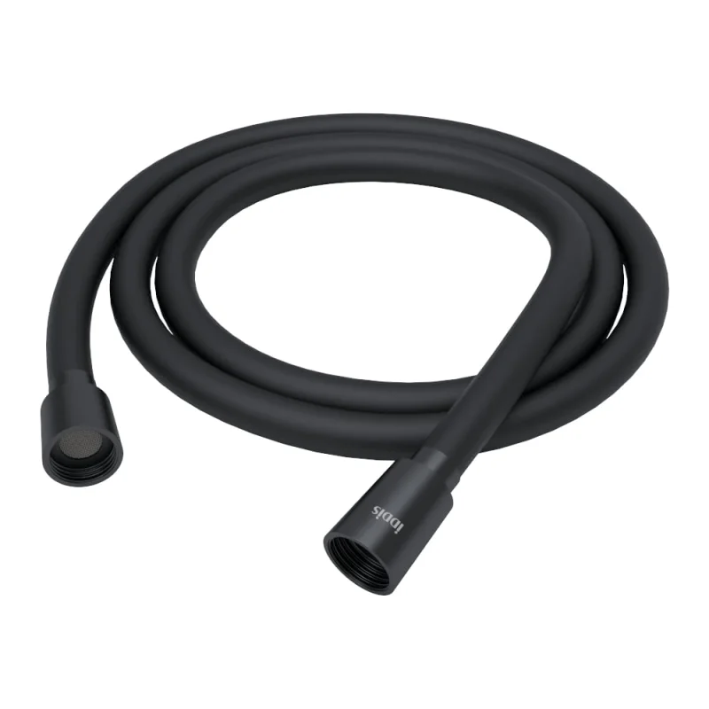 Шланг для душа IDDIS Optima home черный матовый, силиконовый, 1.5 м OPH15BLi19