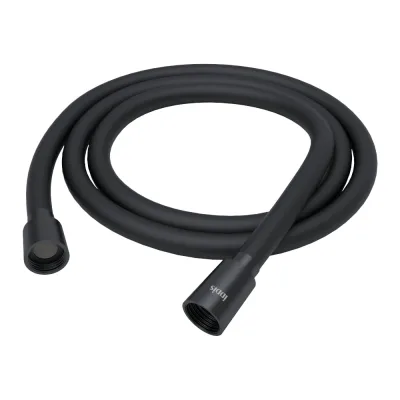 Шланг для душа IDDIS Optima home черный матовый, силиконовый, 1.5 м OPH15BLi19