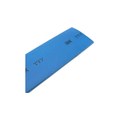 Термоусаживаемая трубка IEK ТТУ 60/30, синяя, 25м, ИЭК UDRS-D60-25-K07