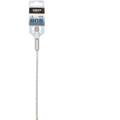 Бур SDS-plus 5х210 мм, 2-х гранный наконечник с твердосплавной напайкой YG8C GREPP 103-05210