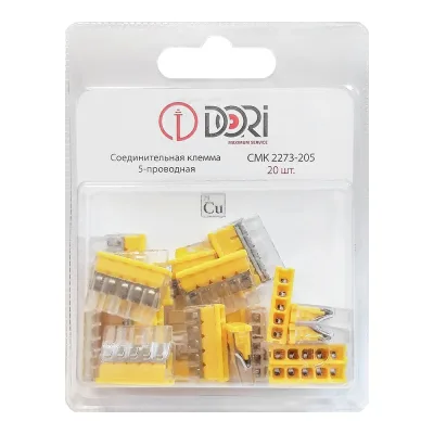 Соединительная 5-проводная клемма DORI CMK 2273-205 (20 шт.) 47094
