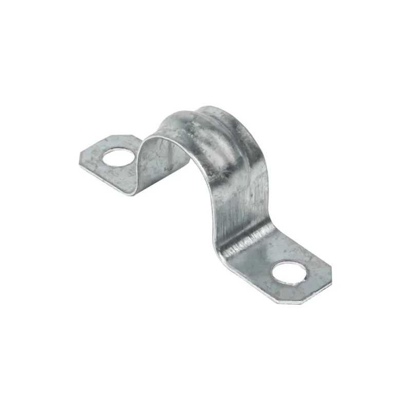 Металлическая двухлапковая скоба EKF d25-26 мм, 100 шт. PROxima sm-2-25-26