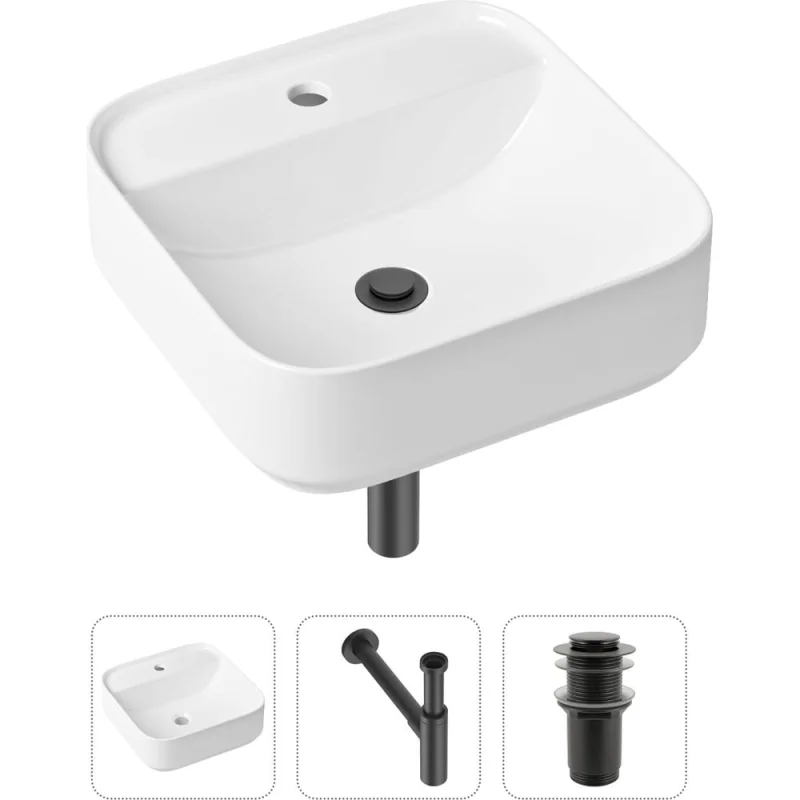 Накладная раковина для ванной Lavinia Boho Bathroom Sink Slim в комплекте 3 в 1 21520307