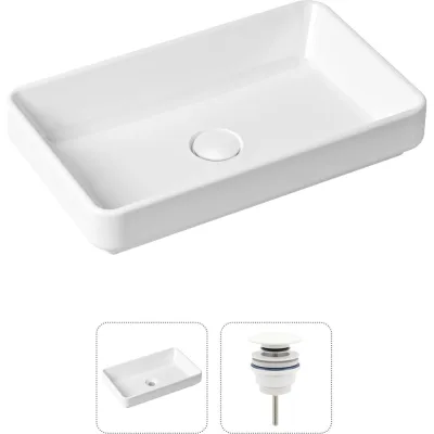 Накладная раковина для ванной Lavinia Boho Bathroom Sink Slim в комплекте 2 в 1 21520817