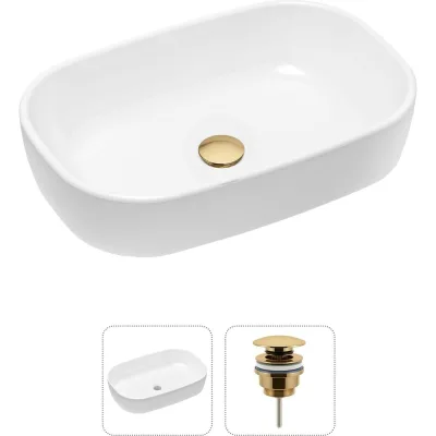 Накладная раковина для ванной Lavinia Boho Bathroom Sink Slim в комплекте 2 в 1 21520803