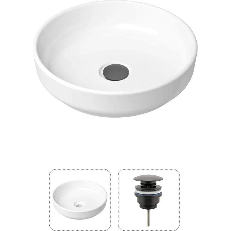 Накладная раковина для ванной Lavinia Boho Bathroom Sink Slim в комплекте 2 в 1 21520821
