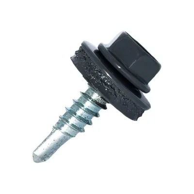 Саморез кровельный по дереву HARDWEX ТМ HWX2-W-P5-4.8x19 мм, св.№1, RUSPERT, RAL 9005, 250 5190024093227