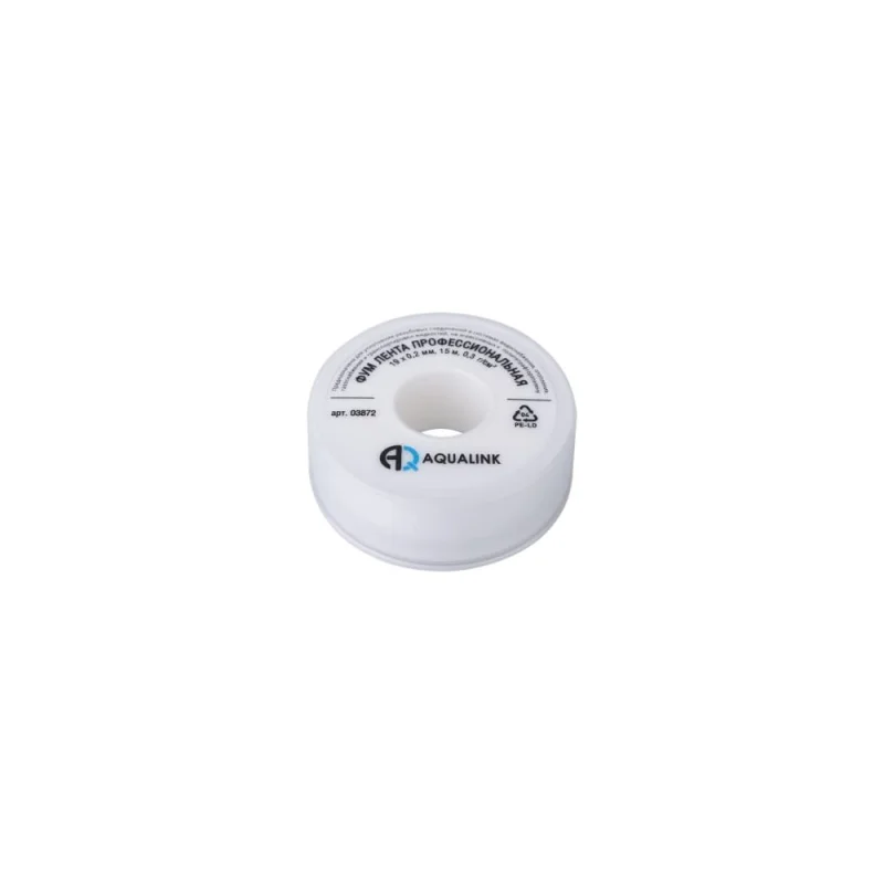 Профессиональная ФУМ лента AQUALINK 19х0,2 мм, 15 м 03872